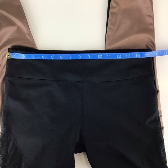 Fabletics Brogan Metallic Black & Bronze Legging | Large - Picture 4 of 11